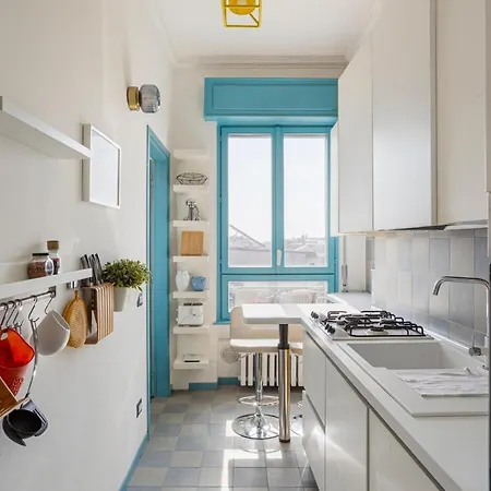 The Blue Nest With A View - 7Th Floor- Via Palestrina Apartment Milan Exterior photo
